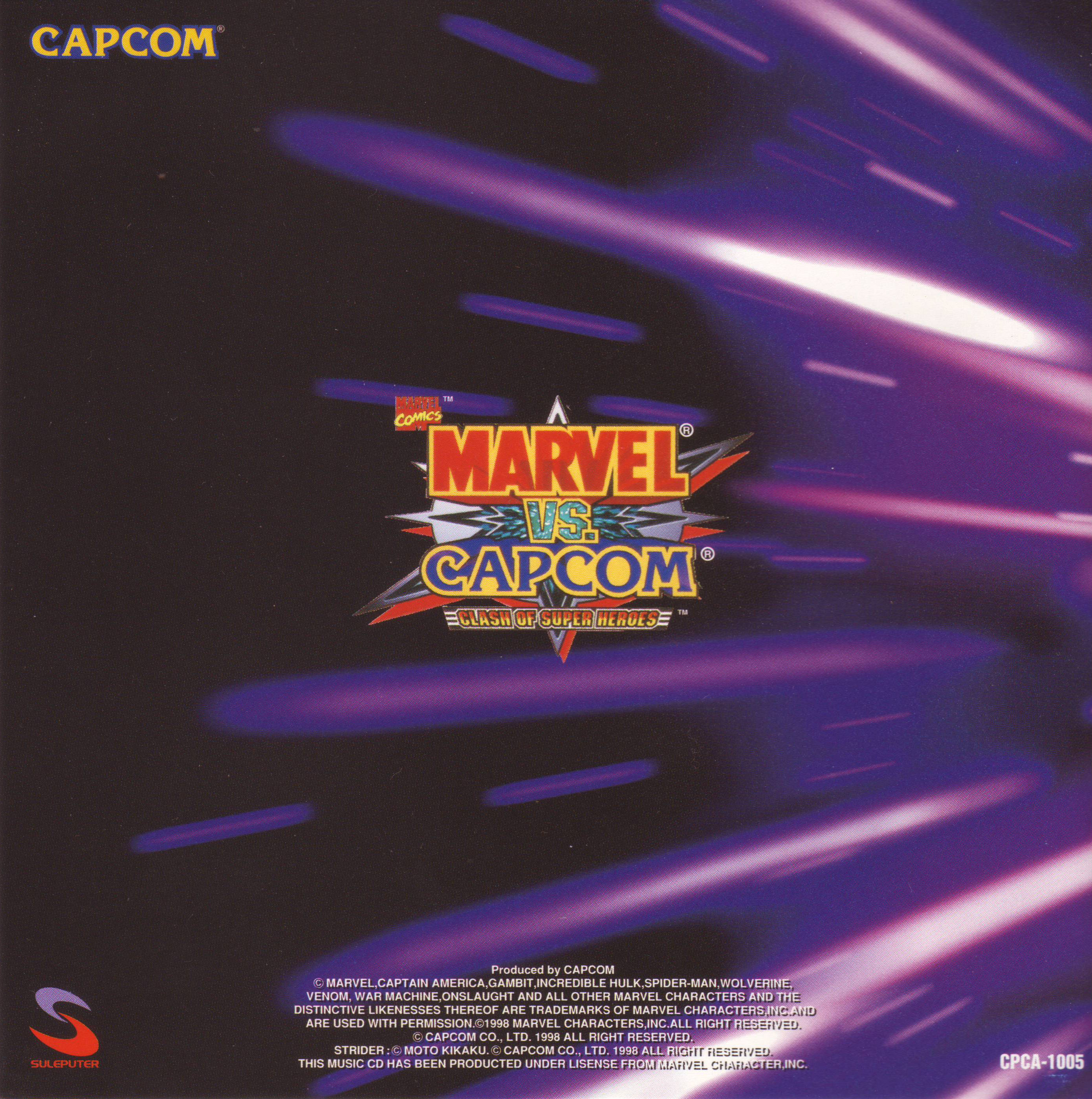 Marvel VS. Capcom: Clash of Super Heroes Original Soundtrack (1998